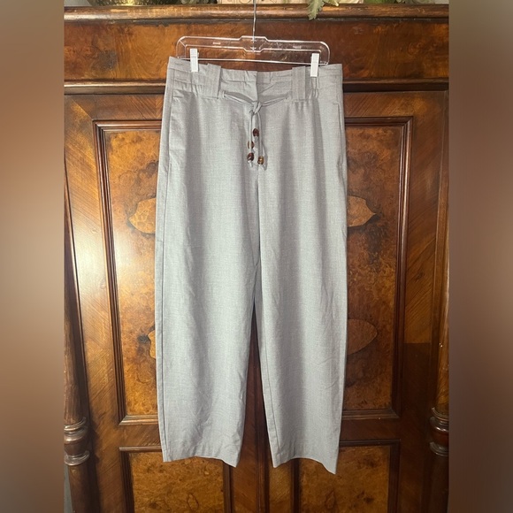 EUC Ganni- Drapey Melange Mid Waist Pants. Size US 6- EU 38 - Picture 5 of 16